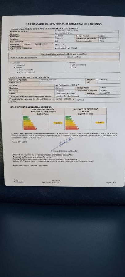Lucero Dos Catedrales Lägenhet Zaragoza Exteriör bild